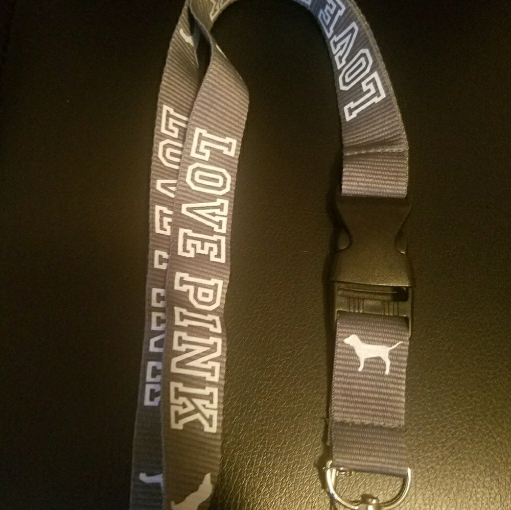 VS PINK Lanyard (Grey&White)
